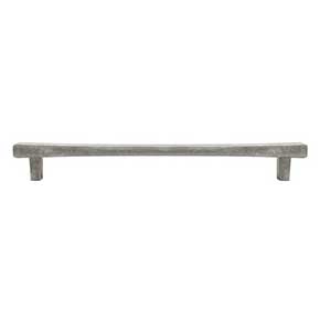 Hapny Home [D517-WN] Solid Brass Cabinet Pull Handle - Diamond Series - Oversized - Weathered Nickel Finish - 8" C/C - 9 9/16" L
