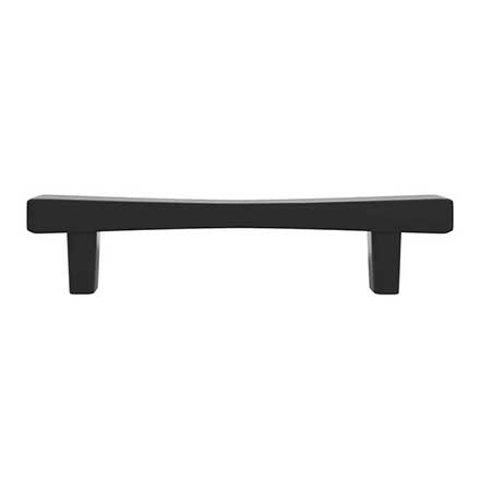 Hapny Home [D515-MB] Solid Brass Cabinet Pull Handle - Diamond Series - Standard Size - Matte Black Finish - 4&quot; C/C - 5 9/16&quot; L