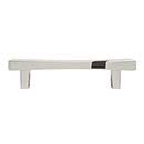 Hapny Home [D515-PN] Solid Brass Cabinet Pull Handle - Diamond Series - Standard Size - Polished Nickel Finish - 4&quot; C/C - 5 9/16&quot; L
