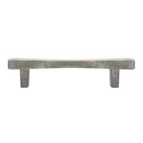 Hapny Home [D515-WN] Solid Brass Cabinet Pull Handle - Diamond Series - Standard Size - Weathered Nickel Finish - 4" C/C - 5 9/16" L