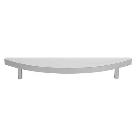 Hapny Home [HM551-SN] Solid Brass Cabinet Pull Handle - Half Moon Series - Standard Size - Satin Nickel Finish - 6&quot; C/C - 7 3/4&quot; L