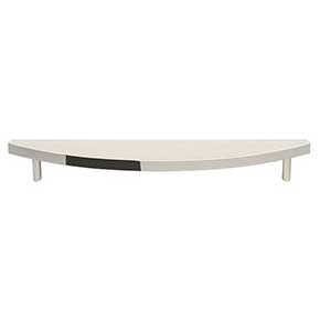 Hapny Home [HM552-PN] Solid Brass Cabinet Pull Handle - Half Moon Series - Standard Size - Polished Nickel Finish - 8" C/C - 9 3/4" L