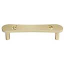 Hapny Home [H557-SB] Solid Brass Cabinet Pull Handle - Horizon Series - Standard Size - Satin Brass Finish - 4&quot; C/C - 4 9/16&quot; L