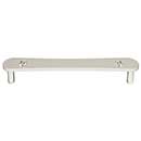 Hapny Home [H558-PN] Solid Brass Cabinet Pull Handle - Horizon Series - Oversized - Polished Nickel Finish - 6" C/C - 6 9/16" L