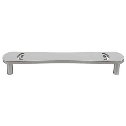 Hapny Home [H558-SN] Solid Brass Cabinet Pull Handle - Horizon Series - Oversized - Satin Nickel Finish - 6&quot; C/C - 6 9/16&quot; L