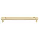 Hapny Home [H559-SB] Solid Brass Cabinet Pull Handle - Horizon Series - Oversized - Satin Brass Finish - 8&quot; C/C - 8 5/8&quot; L