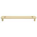 Hapny Home [H559-SB] Solid Brass Cabinet Pull Handle - Horizon Series - Oversized - Satin Brass Finish - 8" C/C - 8 5/8" L