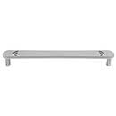 Hapny Home [H559-SN] Solid Brass Cabinet Pull Handle - Horizon Series - Oversized - Satin Nickel Finish - 8" C/C - 8 5/8" L