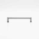 Hapny Home [K572-SN] Solid Brass Cabinet Pull Handle - Knurled Series - Oversized - Satin Nickel Finish - 6" C/C - 6 1/2" L