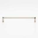 Hapny Home [K573-PN] Solid Brass Cabinet Pull Handle - Knurled Series - Oversized - Polished Nickel Finish - 8" C/C - 8 1/2" L
