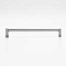 Hapny Home [K573-SN] Solid Brass Cabinet Pull Handle - Knurled Series - Oversized - Satin Nickel Finish - 8" C/C - 8 1/2" L