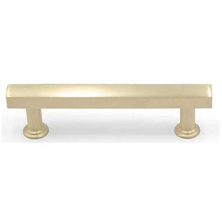 Hapny Home [M564-SB] Solid Brass Cabinet Pull Handle - Mod Series - Standard Size - Satin Brass Finish - 96mm C/C - 5&quot; L