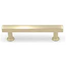 Hapny Home [M564-SB] Solid Brass Cabinet Pull Handle - Mod Series - Standard Size - Satin Brass Finish - 96mm C/C - 5" L