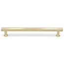 Hapny Home [M566-SB] Solid Brass Cabinet Pull Handle - Mod Series - Oversized - Satin Brass Finish - 8" C/C - 9 1/4" L