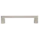 Hapny Home [R509-PN] Solid Brass Cabinet Pull Handle - Ribbed Series - Oversized - Polished Nickel Finish - 5" C/C - 5 9/16" L