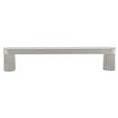 Hapny Home [R509-SN] Solid Brass Cabinet Pull Handle - Ribbed Series - Oversized - Satin Nickel Finish - 5" C/C - 5 9/16" L