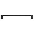 Hapny Home [R510-MB] Solid Brass Cabinet Pull Handle - Ribbed Series - Oversized - Matte Black Finish - 8" C/C - 8 5/8" L