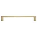 Hapny Home [R510-SB] Solid Brass Cabinet Pull Handle - Ribbed Series - Oversized - Satin Brass Finish - 8&quot; C/C - 8 5/8&quot; L