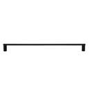Hapny Home [R512-MB] Solid Brass Cabinet Pull Handle - Ribbed Series - Oversized - Matte Black Finish - 12&quot; C/C - 12 1/2&quot; L