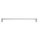 Hapny Home [R512-PN] Solid Brass Cabinet Pull Handle - Ribbed Series - Oversized - Polished Nickel Finish - 12&quot; C/C - 12 1/2&quot; L