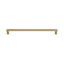 Hapny Home [R512-ULPB] Solid Brass Cabinet Pull Handle - Ribbed Series - Oversized - Unlacquered Brass Finish - 12" C/C - 12 1/2" L