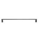 Hapny Home [R512-WN] Solid Brass Cabinet Pull Handle - Ribbed Series - Oversized - Weathered Nickel Finish - 12&quot; C/C - 12 1/2&quot; L