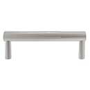 Hapny Home [SU536-SN] Solid Brass Cabinet Pull Handle - Sunburst Series - Standard Size - Satin Nickel Finish - 4&quot; C/C - 4 3/8&quot; L