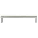 Hapny Home [SU538-SN] Solid Brass Cabinet Pull Handle - Sunburst Series - Oversized - Satin Nickel Finish - 8" C/C - 8 3/8" L