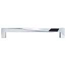 Hapny Home [TW545-PC] Solid Brass Cabinet Pull Handle - Twist Series - Oversized - Polished Chrome Finish - 8" C/C - 8 9/16" L