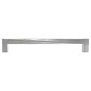 Hapny Home [TW545-SN] Solid Brass Cabinet Pull Handle - Twist Series - Oversized - Satin Nickel Finish - 8&quot; C/C - 8 9/16&quot; L