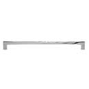 Hapny Home [TW547-PN] Solid Brass Cabinet Pull Handle - Twist Series - Oversized - Polished Nickel Finish - 12&quot; C/C - 12 1/2&quot; L