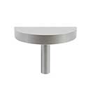 Hapny Home [HM19-SN] Solid Brass Cabinet Knob - Half Moon Series - Satin Nickel Finish - 1 3/4&quot; L