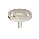 Hapny Home [H22-PN] Solid Brass Cabinet Knob - Horizon Series - Polished Nickel Finish - 1 1/2&quot; Dia.