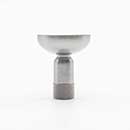 Hapny Home [K32-SN] Solid Brass Cabinet Knob - Knurled Series - Satin Nickel Finish - 1 3/16" Dia.