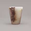 Hapny Home [MC09-VI] Marble Cabinet Knob - Cone - Calacatta Viola - 7/8" Dia.