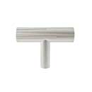 Hapny Home [SU14-SN] Solid Brass Cabinet T-Knob - Sunburst Series - Satin Nickel Finish - 1 15/16" L