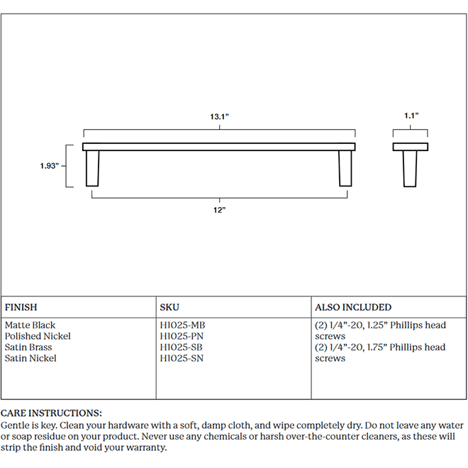 Hapny Home H1025 Appliance Pull Handle