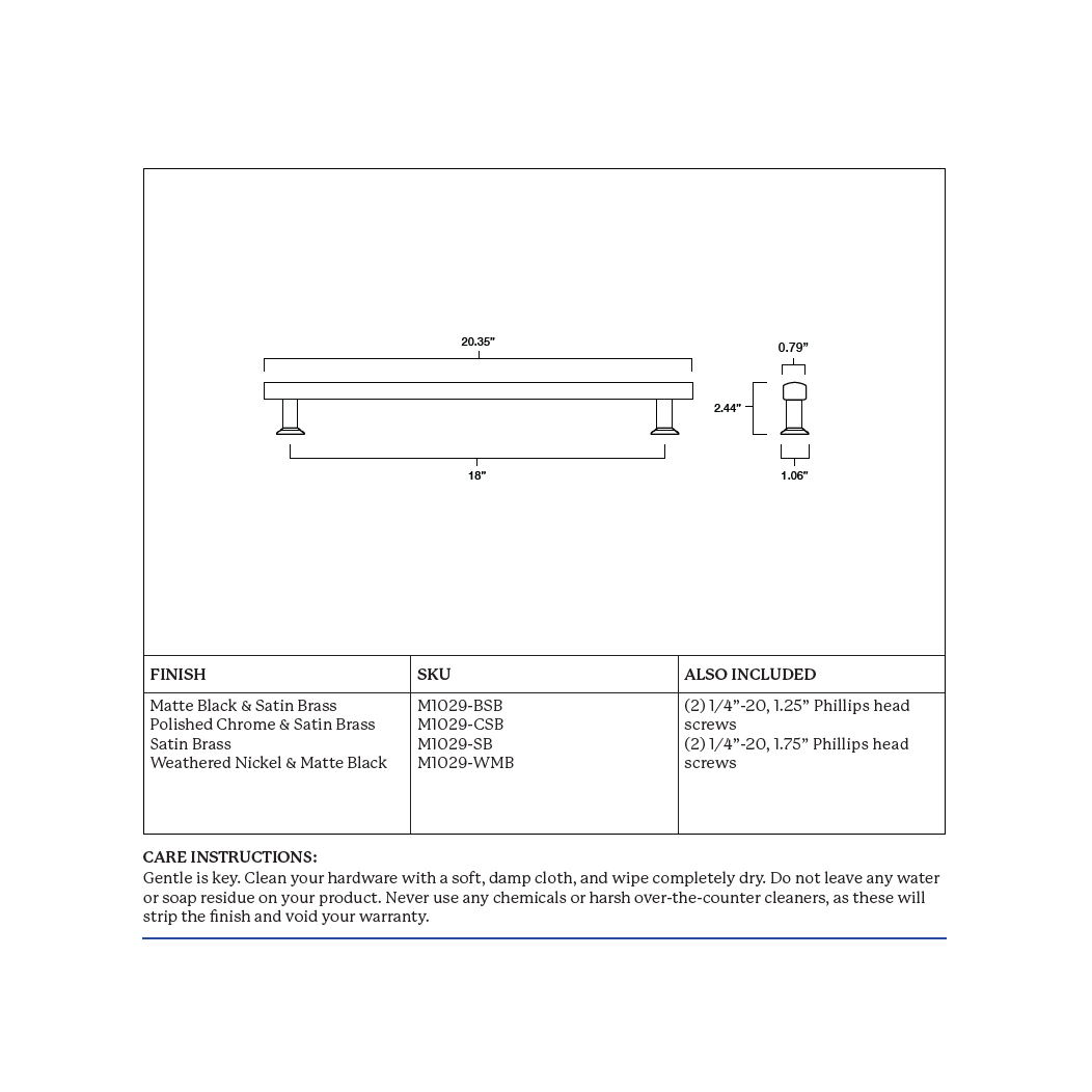 Hapny Home M1029 Appliance Pull Handle