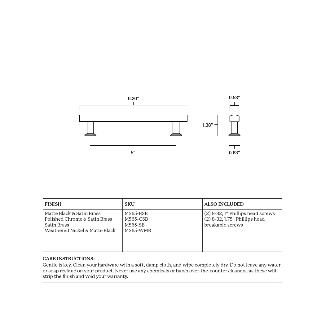 Hapny Home M565 Cabinet Pull Handle Hapny Home M565 Cabinet Pull Handle