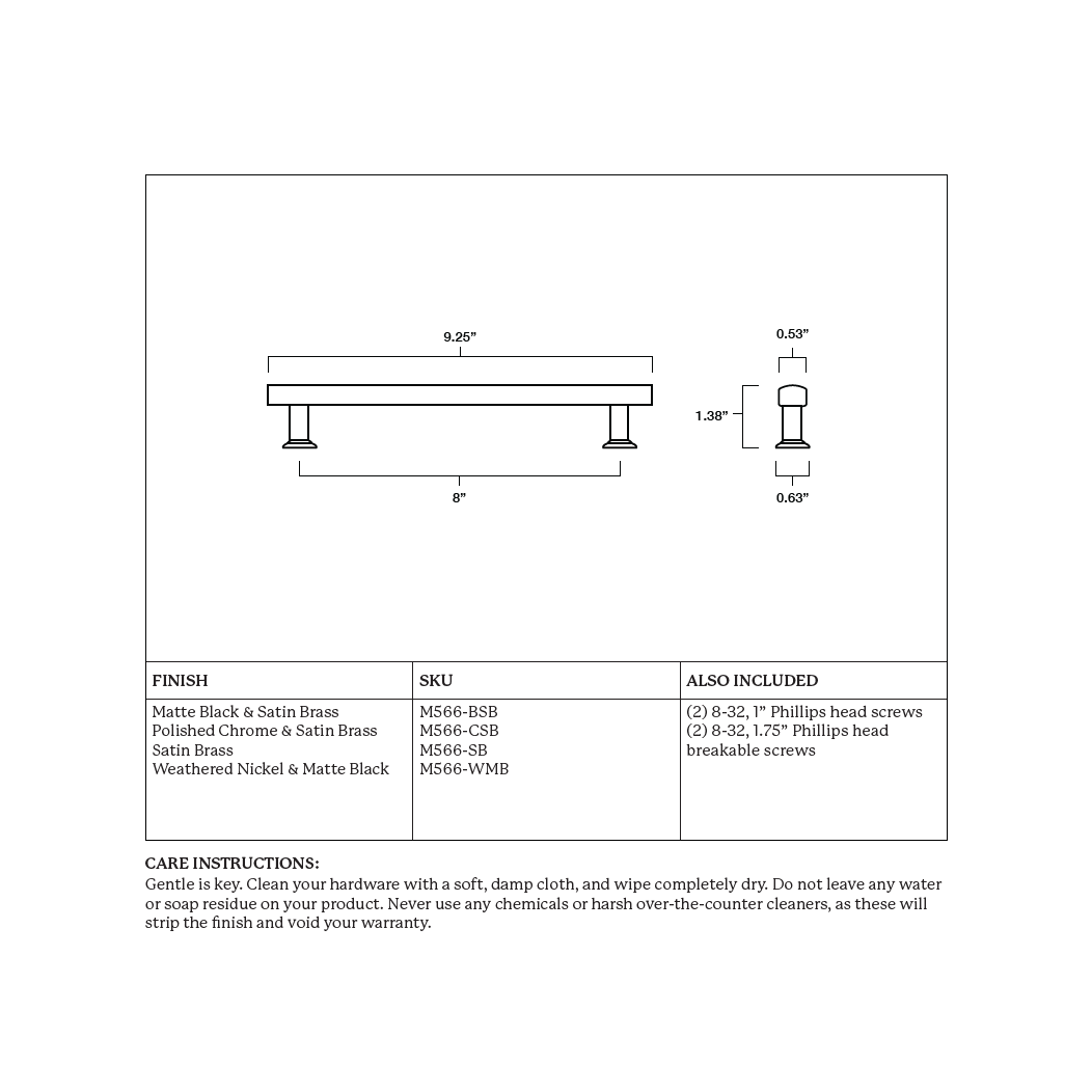 Hapny Home M566 Cabinet Pull Handle Hapny Home M566 Cabinet Pull Handle