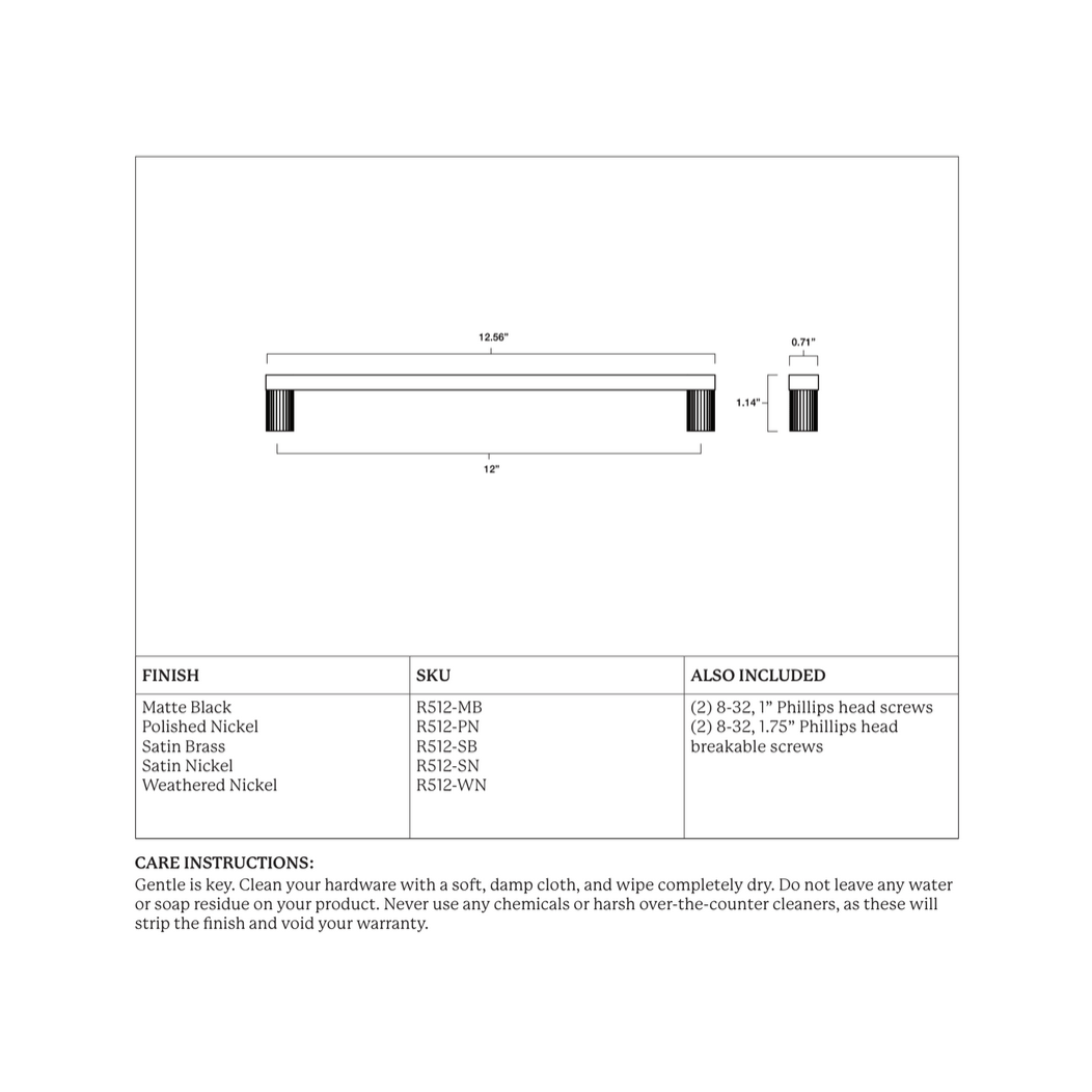 Hapny Home R512 Cabinet Pull Handle Hapny Home R512 Cabinet Pull Handle