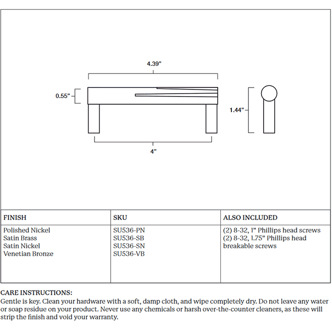 Hapny Home SU536 Cabinet Pull Handle Hapny Home SU536 Cabinet Pull Handle