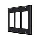 Decorative Triple Rocker Switch Wall Plate Covers - Decorative Wall & Switch Plates - Decorative Home Accessories