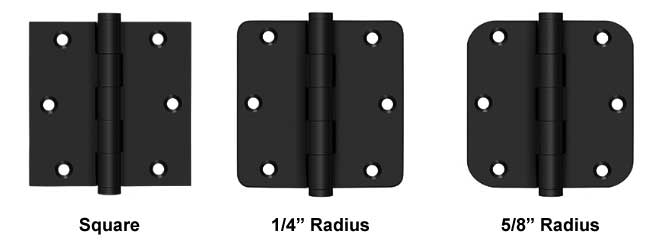 Door Hinge Radius