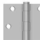 Stainless Steel Finish - 3 1/2" x 3 1/2" Door Butt Hinges - Door Hinges - Architectural Door Hardware