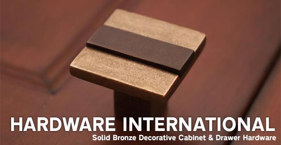 Hardware International - Solid Bronze Decorative Cabinet & Drawer Hardware