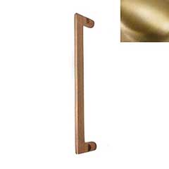 Hardware International [05-109-SB] Solid Brass Small Appliance Pull Handle - Mission Series - Satin Brass Finish - 9&quot; C/C - 9 5/8&quot; L