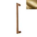 Hardware International [05-109-SB] Solid Brass Small Appliance Pull Handle - Mission Series - Satin Brass Finish - 9" C/C - 9 5/8" L