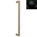 Hardware International [05-118-BL-A] Solid Brass Appliance/Door Pull Handle - Mission Series - Flat Black Finish - 18" C/C - 18 7/8" L