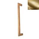 Hardware International [06-109-SB] Solid Brass Small Appliance Pull Handle - Mission Series - Satin Brass Finish - 9" C/C - 9 1/2" L